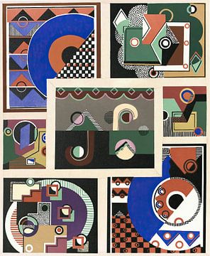 Collectie Decoraties en Kleuren 02 (1930) van Georges Valmier van Peter Balan