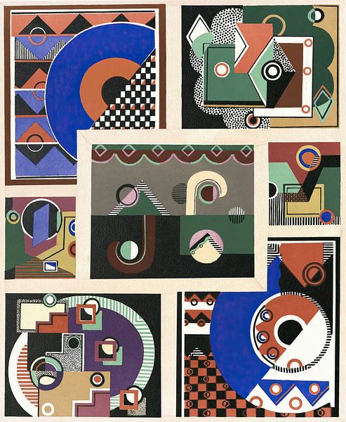 Collection Decorations and Colours 02 (1930) by Georges Valmier by Peter Balan