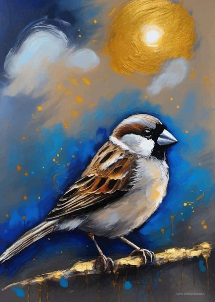 House Sparrow by MIROKKU
