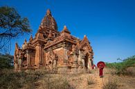 Moine à Bagan par Antwan Janssen Aperçu