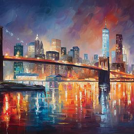 New York – Brooklyn Bridge by ARTemberaubend