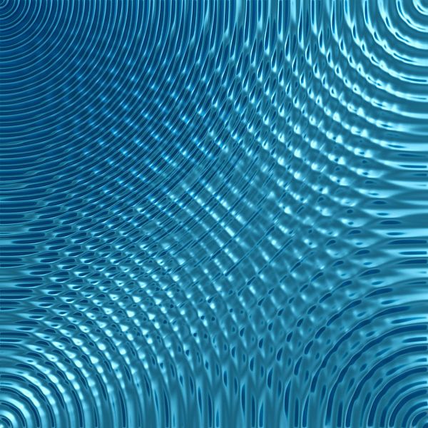 Four waves blue by Jörg Hausmann