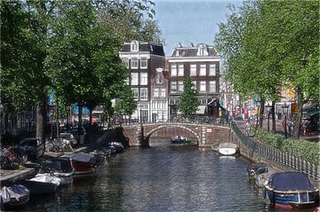 Amsterdam Skizze Foto von Mike Bing