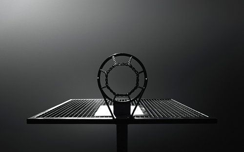 Basketbalring - Minimalisme Hyperstijl - Hyperrealisme