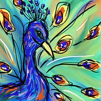 Pfau modern