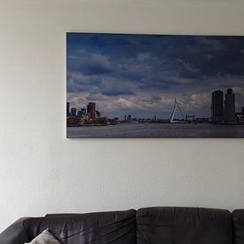 Customer photo: Skyline Rotterdam by Paul Veen, on artframe