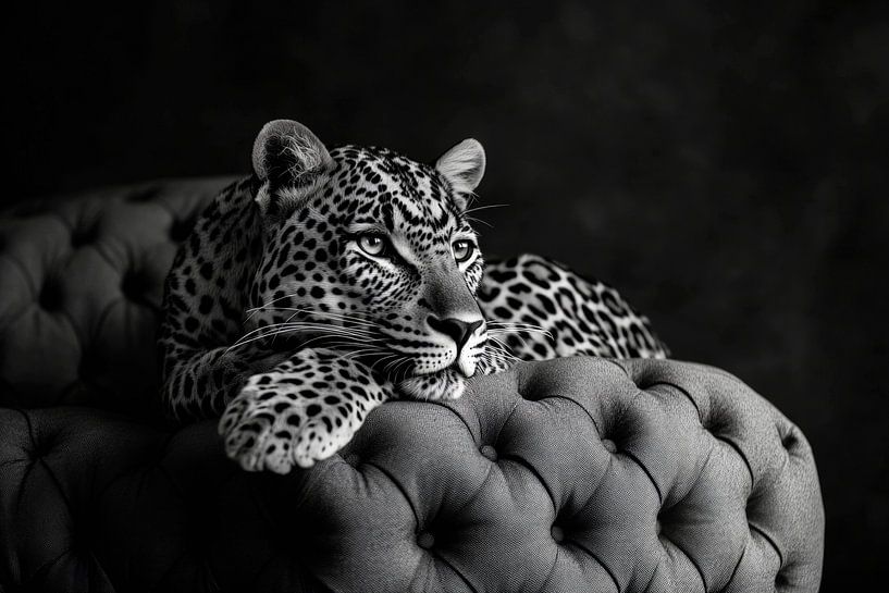 Eleganter Leopard von Poster Art Shop