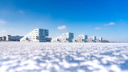 Sphinx-Häuser auf Eis