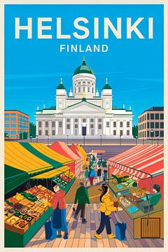 Helsinki, Finland. van Poster Art Shop