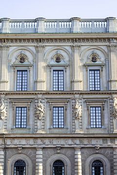 Facade of the Royal Palace in Stockholm, Sweden | Architecture by Kelsey van den Bosch