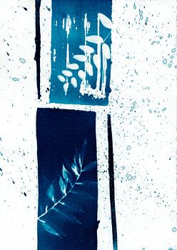 Blaue Pflanzstreifen