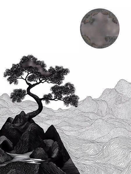 Black white nature by haroulita