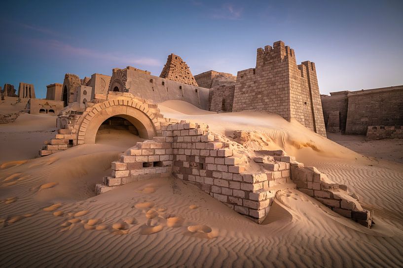 Abandoned city covered in sand by Imperial Art House