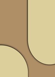 Frieden in Naturfarben von Mad Dog Art