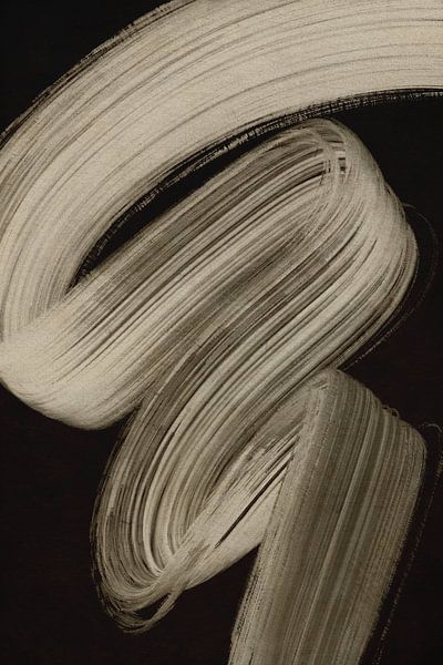 Beige Strokes No 2 by Treechild