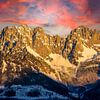Lueur des Alpes sur le lac Astberg du Wilder Kaiser Ellmau, Tyrol, Autriche le matin sur Animaflora PicsStock