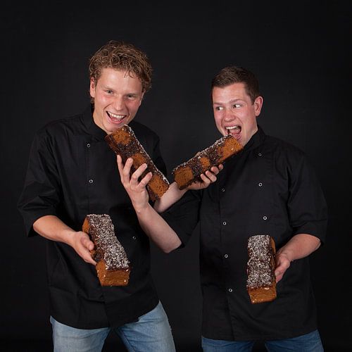 Portret jongere Tielse kermiskoekenbakkers