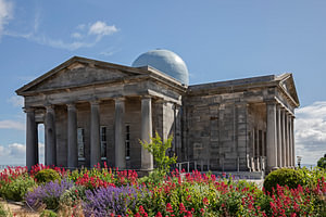 Stadtobservatorium; Calton Hill; Edinburgh; Schottland; Vereinigtes Königreich