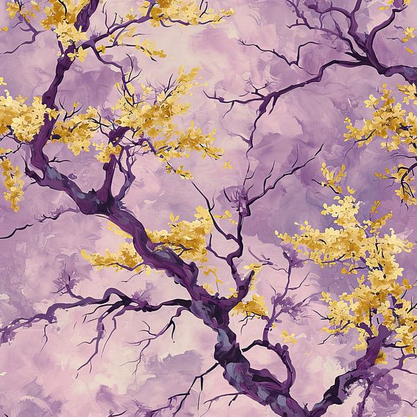 Golden Blossom by Wonderful Art