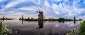 Kinderdijk Panorama (Farbe) von Joram Janssen