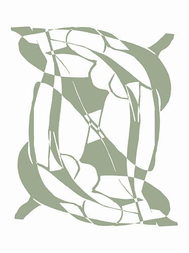 Expressionistisch naakt geïnspireerd door Matisse II