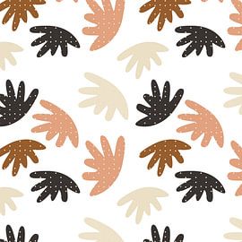 Psychedelische Terra Blossoms. 70er Jahre retro abstrakte organische Geometrie 6 von Dina Dankers