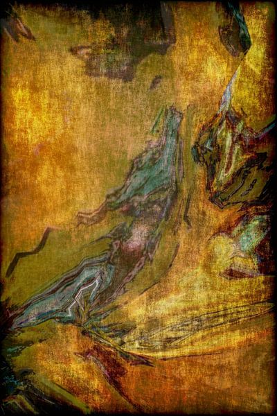 Grandma thinks about grandpa by Helmut Licht