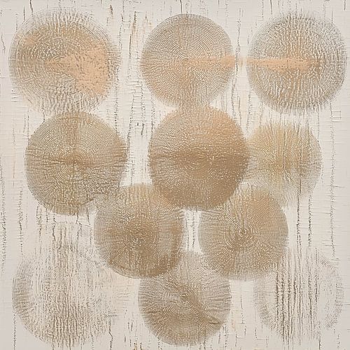 Des cercles intemporels à la texture naturelle