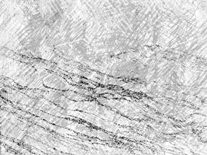 Landschaft im Skandinavischen Expressionismus Grau von Mad Dog Art