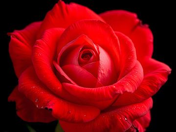Eeuwige schoonheid - rode rozen perfectie van ButterflyPix