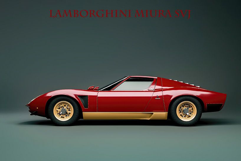 Lamborghini Miura SVJ, 1972 by Gert Hilbink