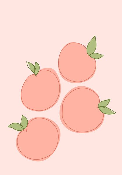 Peachy Quartet by Athene Fritsch