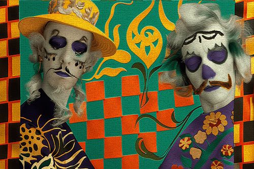 Popartportretten-paradijsvogels