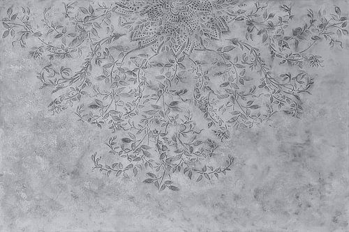Grey mandala