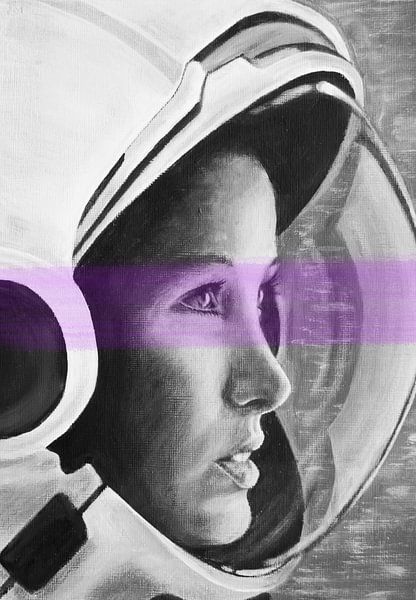 female astronaut by Liv ter Riet