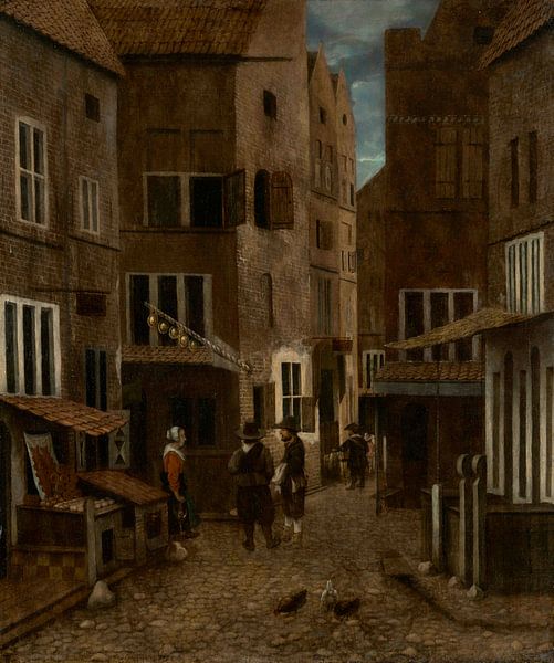 Street Scene, Jacobus Vrel by Masterful Masters