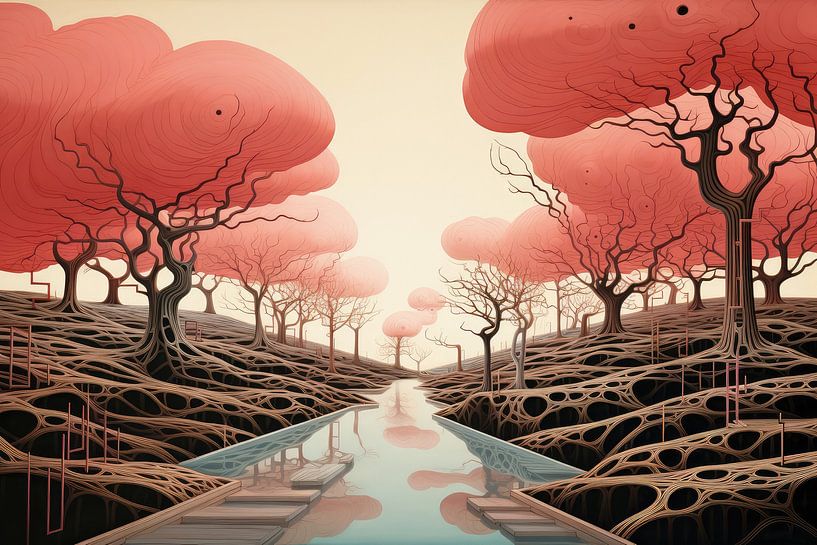 Landscape surreal abstract and bizarre by Art Bizarre
