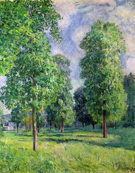 Alfred Sisley,Landscape of Sevres by finemasterpiece