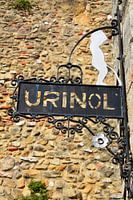 Schild öffentliche Toilette in Lissabon