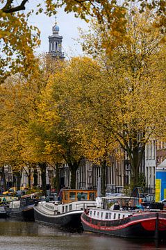 Herbst auf der Keizergracht in Amsterdam
