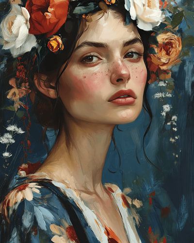 Portret met een zachte, sfeervolle uitstraling