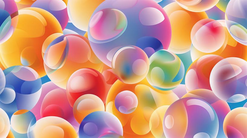 Colour gradient purple, green, blurred background by de-nue-pic