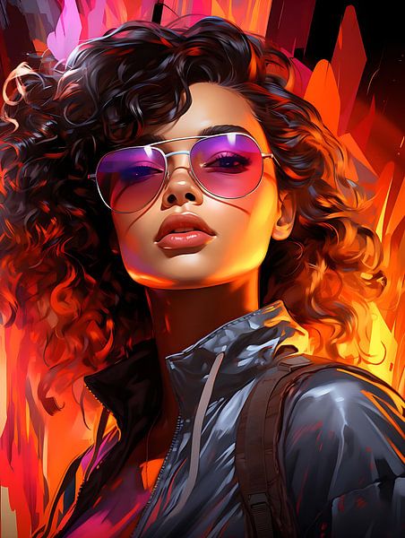 android gaming frau von PixelPrestige