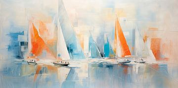 Voiliers abstraits sur ARTemberaubend
