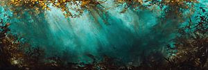 Panorama einer Wasserlandschaft