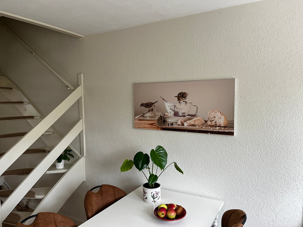 Spatzen beim Frühstück., von Alie Ekkelenkamp