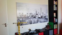 Klantfoto: Lunch atop a skyscraper Lego edition van Marco van den Arend, als fotoprint