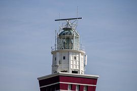 Phare d'Ouddorp en gros plan sur Kim Van Uuden