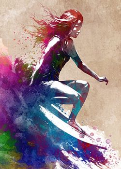 Surfer Sport Kunst #Surfer