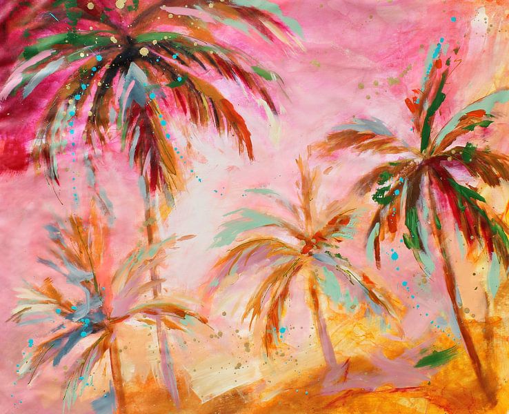 Palmenparadies II von Atelier Paint-Ing